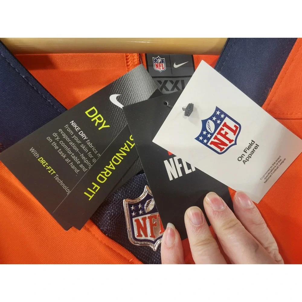 NEW W/ TAGS! NIKE NFL DENVER BRONCOS #3 WILSON FOOTBALL JERSEY XXLARGE DRI-FIT